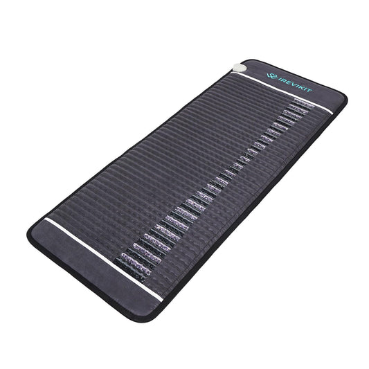 IREVIKIT Amethyst infrared mat in full view for home relaxation and full-body warmth.