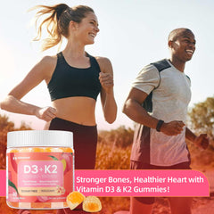 Iridesicent Vitamin D3 K2 gummies nutrition label and benefits