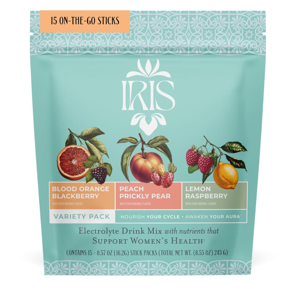 Iris Hormone Health electrolyte drink mix variety pack for daily hydration