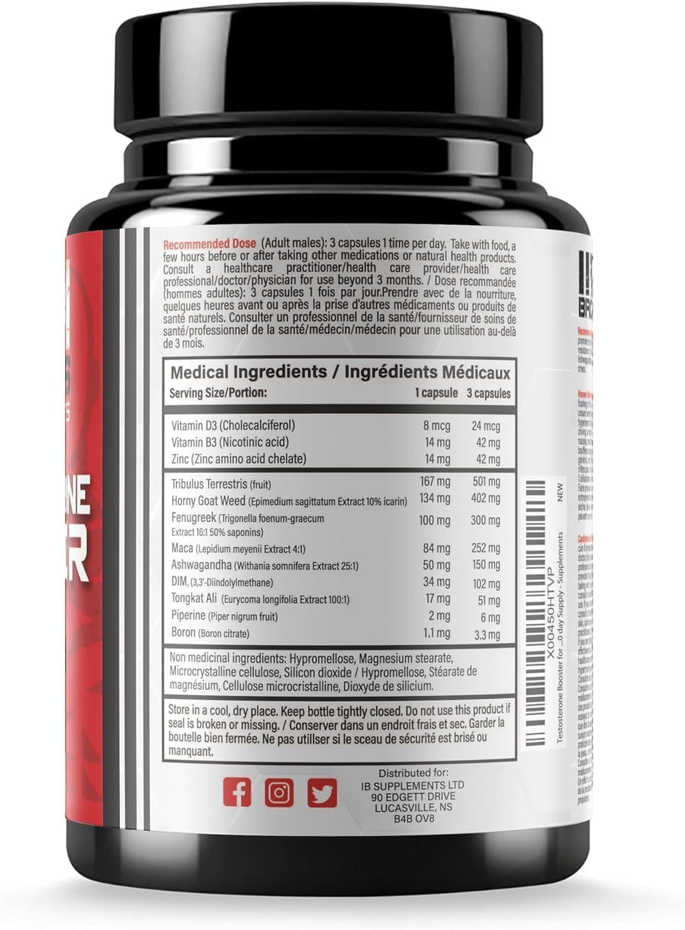 Iron Brothers capsules close-up showing easy-to-take tablets for energy and stamina.