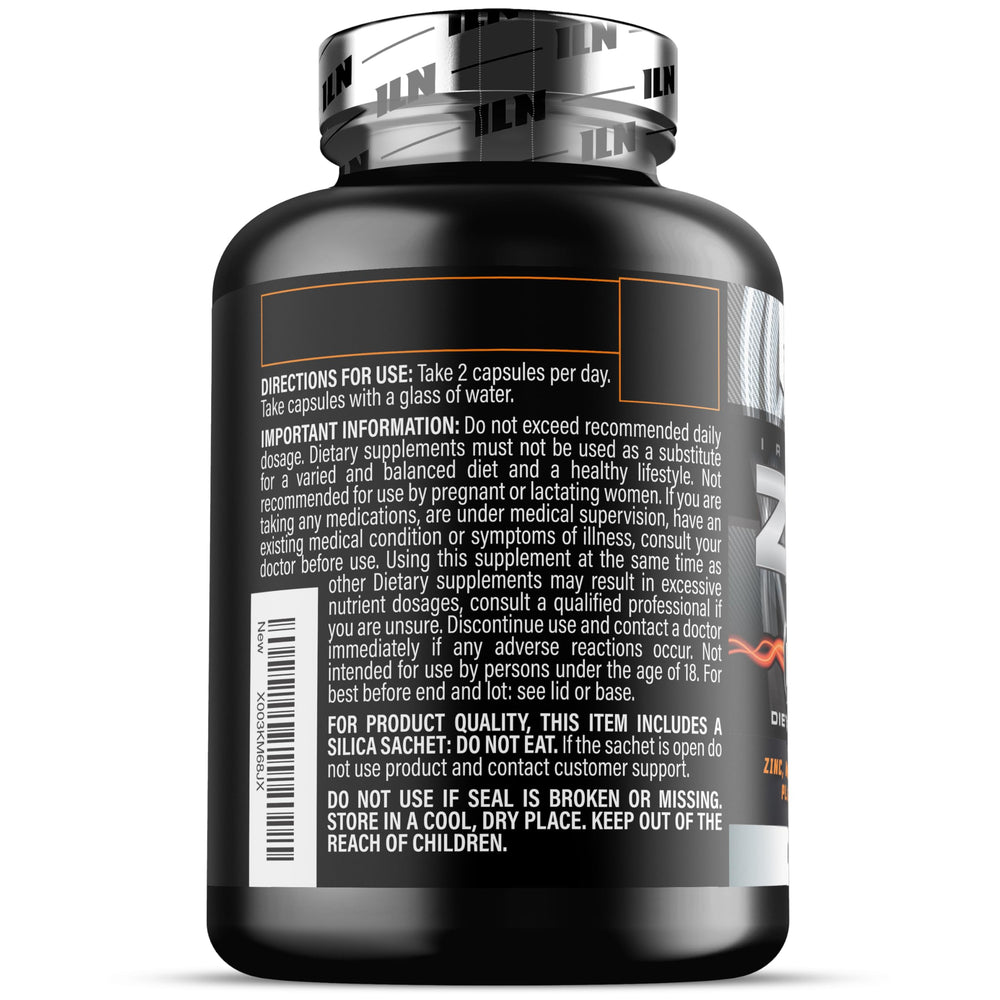 Iron Labs ZM6 packaging quality signals safety and non-GMO credentials.