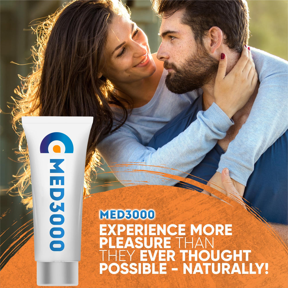 Irvy Med3000 Gel for Men applying a small amount to skin for a soothing massage