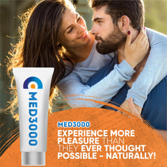 Irvy Med3000 Gel for Men applying a small amount to skin for a soothing massage
