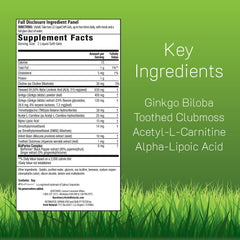 Irwin Naturals Ginkgo Smart capsule close-up for memory and focus.