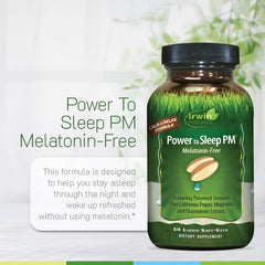 Irwin Naturals Power to Sleep magnesium and ingredients on label