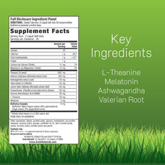 Irwin Naturals Power to Sleep PM label close-up highlighting melatonin and herbal blend