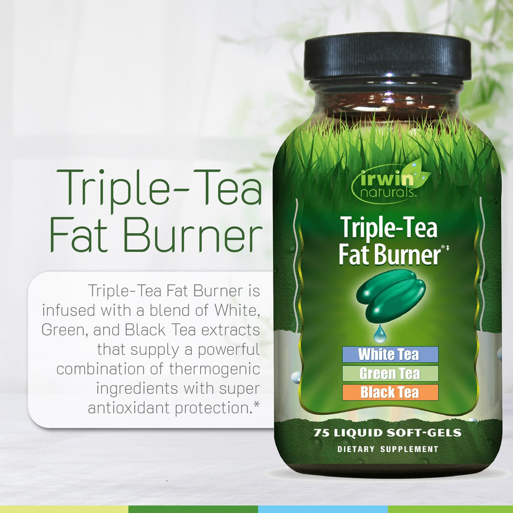 Irwin Naturals Triple-Tea Fat Burner BioPerine feature boosts absorption