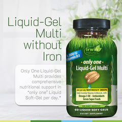 Irwin Naturals vitamin D3 1000 IU section on bottle suggesting nutrient support
