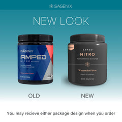 Isagenix Amped Nitro prepared drink ready for training