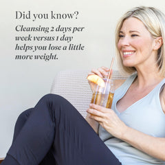 Morning routine scene with Isagenix Cleanse for Life.