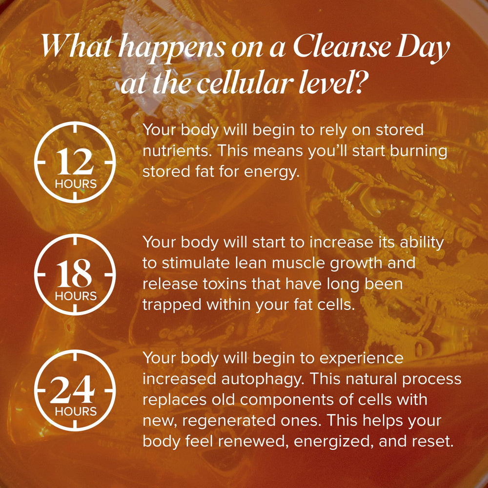 Powder dissolving into glass with Peach Mango aroma for a refreshing cleanse