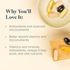 Isagenix Complete Essentials Daily Pack Women on a desk with a glass of water for routine