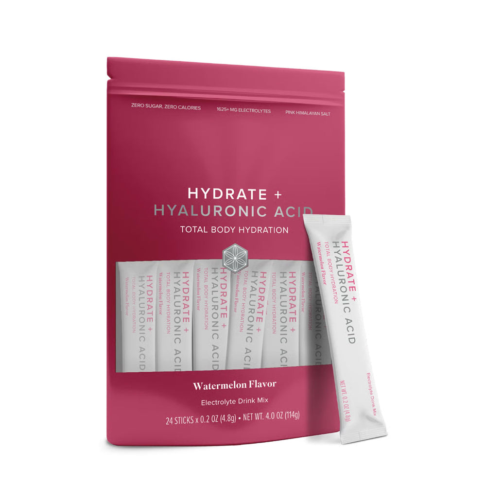 Isagenix Hydrate HA Watermelon packet for enhanced skin moisture