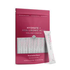 Isagenix Hydrate HA Watermelon packet for enhanced skin moisture