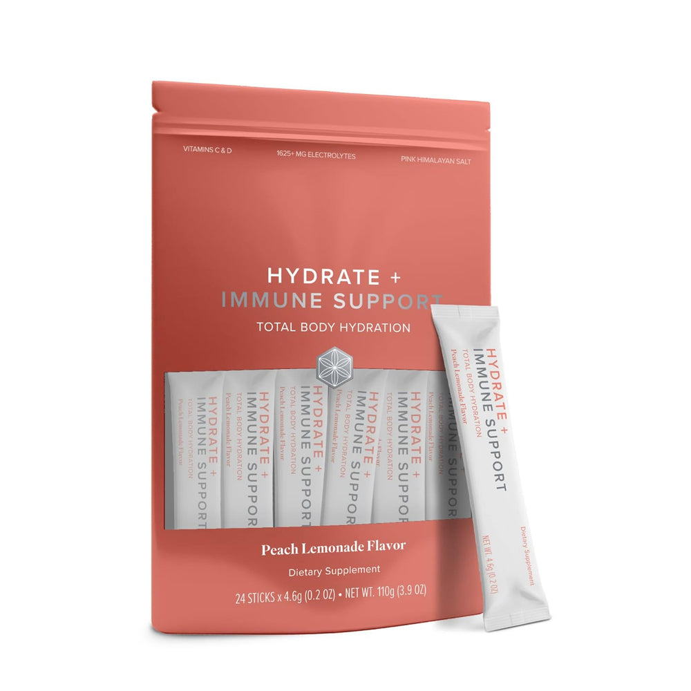 Isagenix Hydrate Peach Lemonade stick for quick on-the-go hydration
