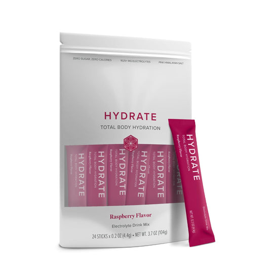Isagenix Hydrate sachet packet for convenient on-the-go hydration