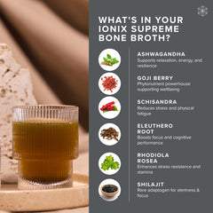 Isagenix Ionix Supreme powder dissolving into water for a refreshing sip