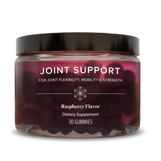 Isagenix Joint Support raspberry gummies for daily joint comfort and mobility