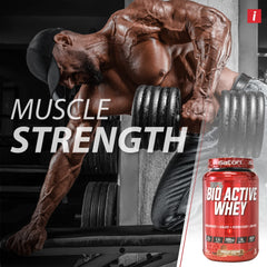 iSatori 100% Bio-Active Whey shake in a glass for a smooth drink