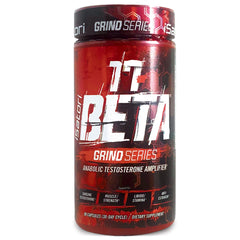 iSatori 17-BETA bottle closeup for lean gains during training.