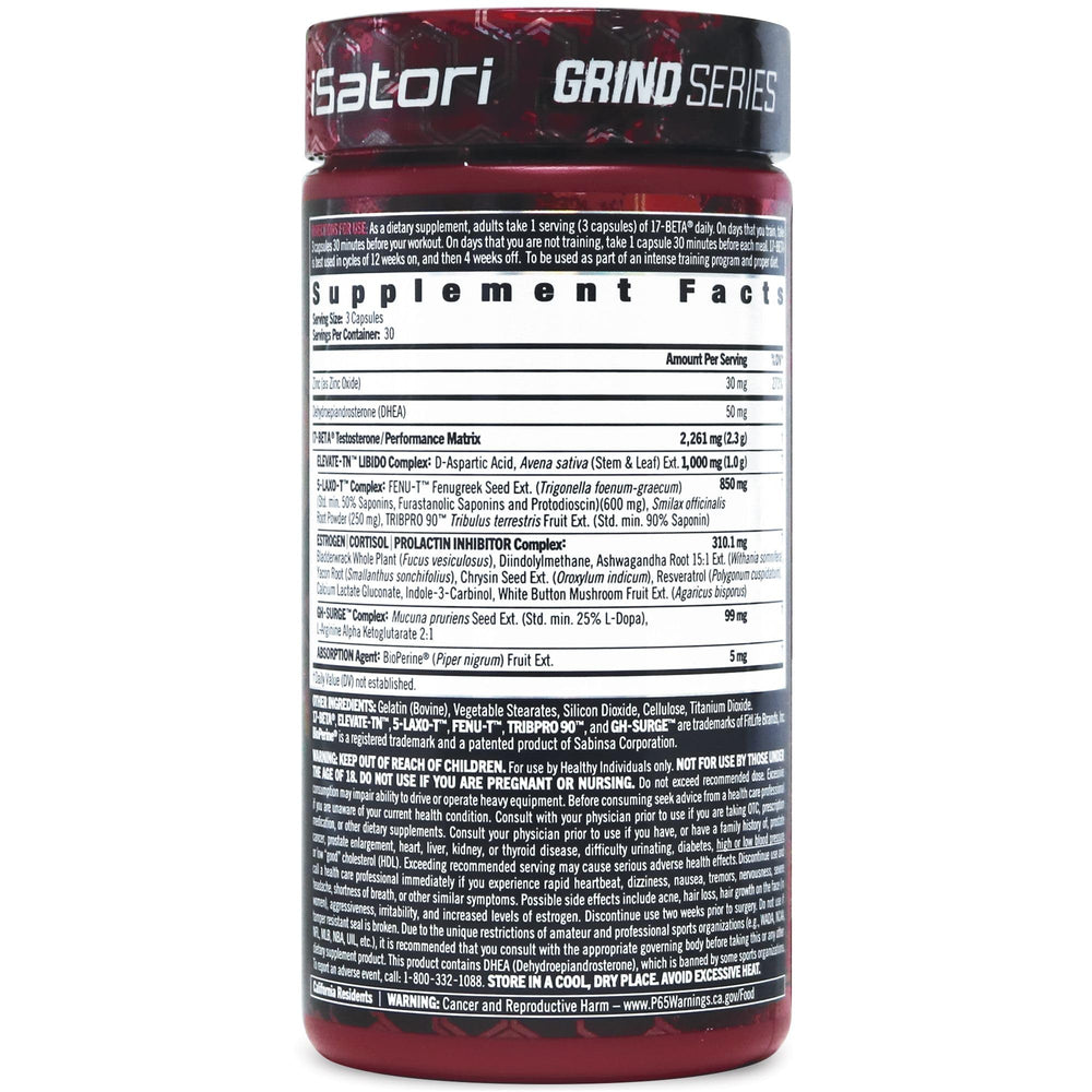 iSatori 17-BETA capsules arranged for easy daily use and energy.