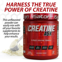 isatori creatine a5x bottle-on-pantry fits daily routine for consistency