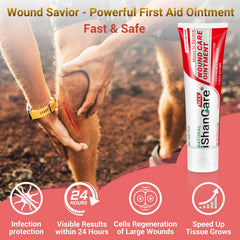 iShanCare organic formulation with beeswax and linoleic acid ingredients.