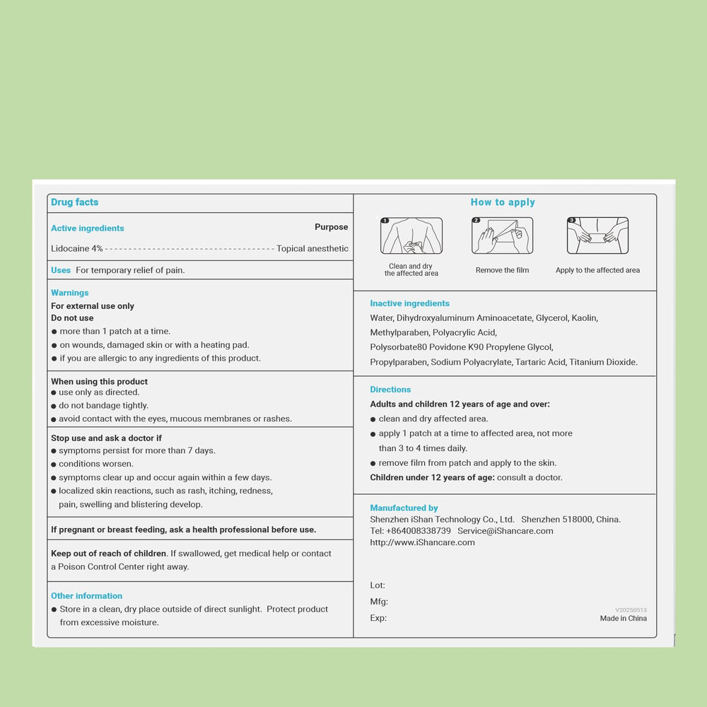 ishancare patch starts working within 15 minutes for targeted effect