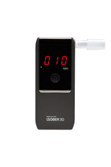 iSOBER30 side view: slim, discreet design for pocket or bag carry.