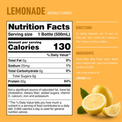 Isopure Lemonade bottle on the go for travel and workouts