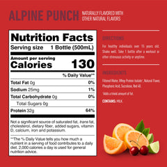 Isopure post-workout scene with Alpine Punch, refreshing, clear protein drink.