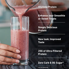 Isopure shake pour image perfect for quick smoothie boosts.