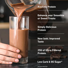 Close-up of Isopure vitamin and mineral blend label for immune support and minerals.