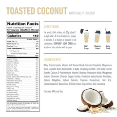 Isopure low-carb, sugar-free formula for keto-friendly nutrition.