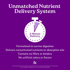 Isotonix OPC-3 capful dispensed into water for isotonic delivery.