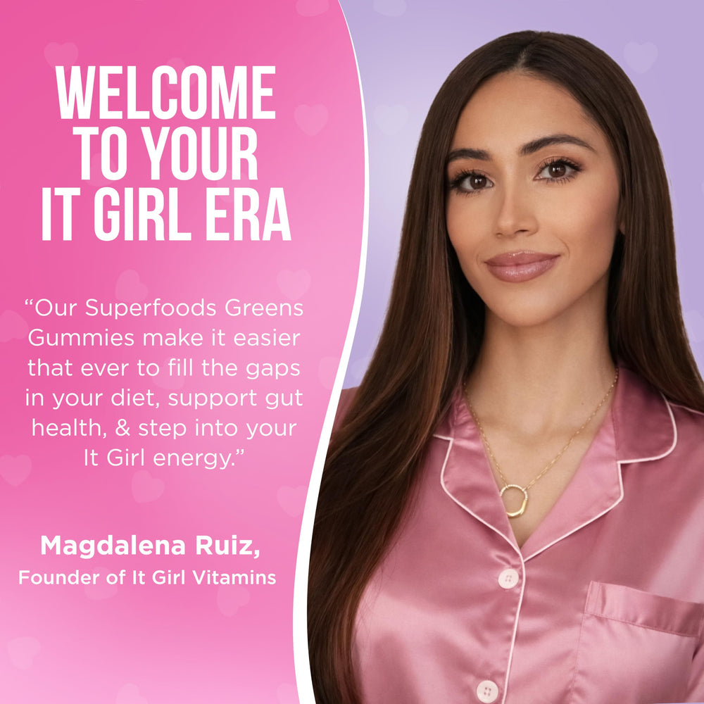 It Girl Vitamins recyclable packaging supports eco-friendly wellness.
