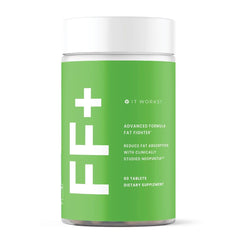 It Works! FF+ bottle showing the product, ready for post-meal support and craving control