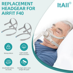 ItAll 4pcs clips for AirFit F40 help maintain a stable seal.