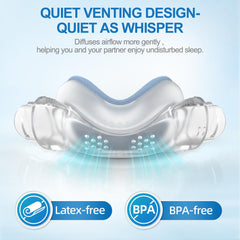 ItAll N30i ultra-soft cotton nose-bridge wrap supports a secure, comfortable seal.