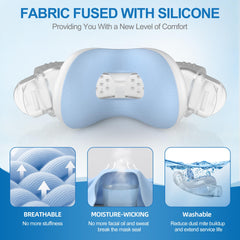ItAll nose-bridge cotton wrap cushion forming a gentle seal.