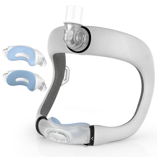 ItAll replacement CPAP N30I frame front view with fabric wrap for comfort.