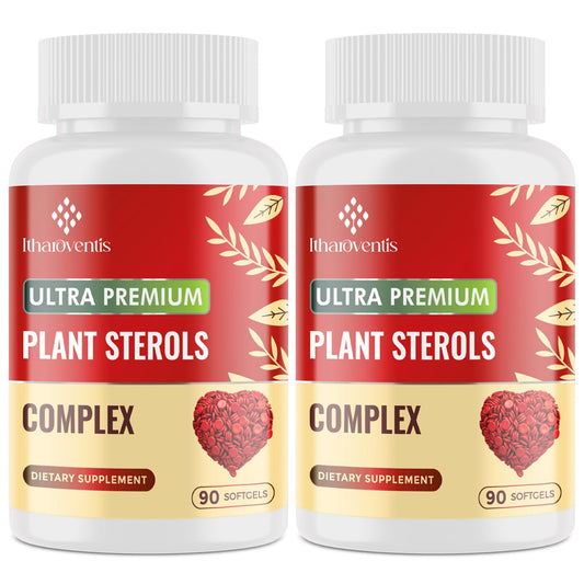 Itharoventis cholesterol softgels bottle supports healthy lipid balance daily.