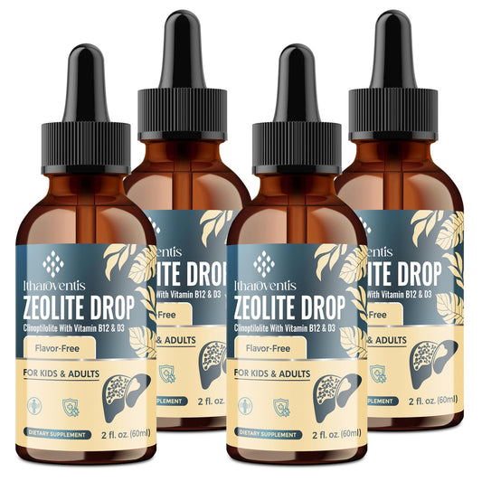 Itharoventis Zeolite Drops bottle ready for daily family use