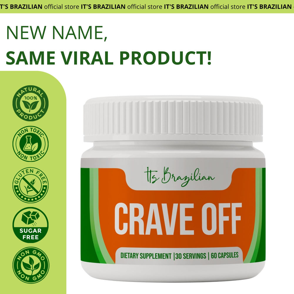 Closeup of Crave-Off capsules showcasing clean, GMO-free daily wellness.