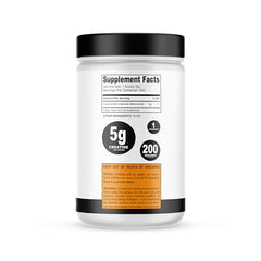 It's Just! Creatine Monohydrate powder unflavored blends into drinks without taste change.