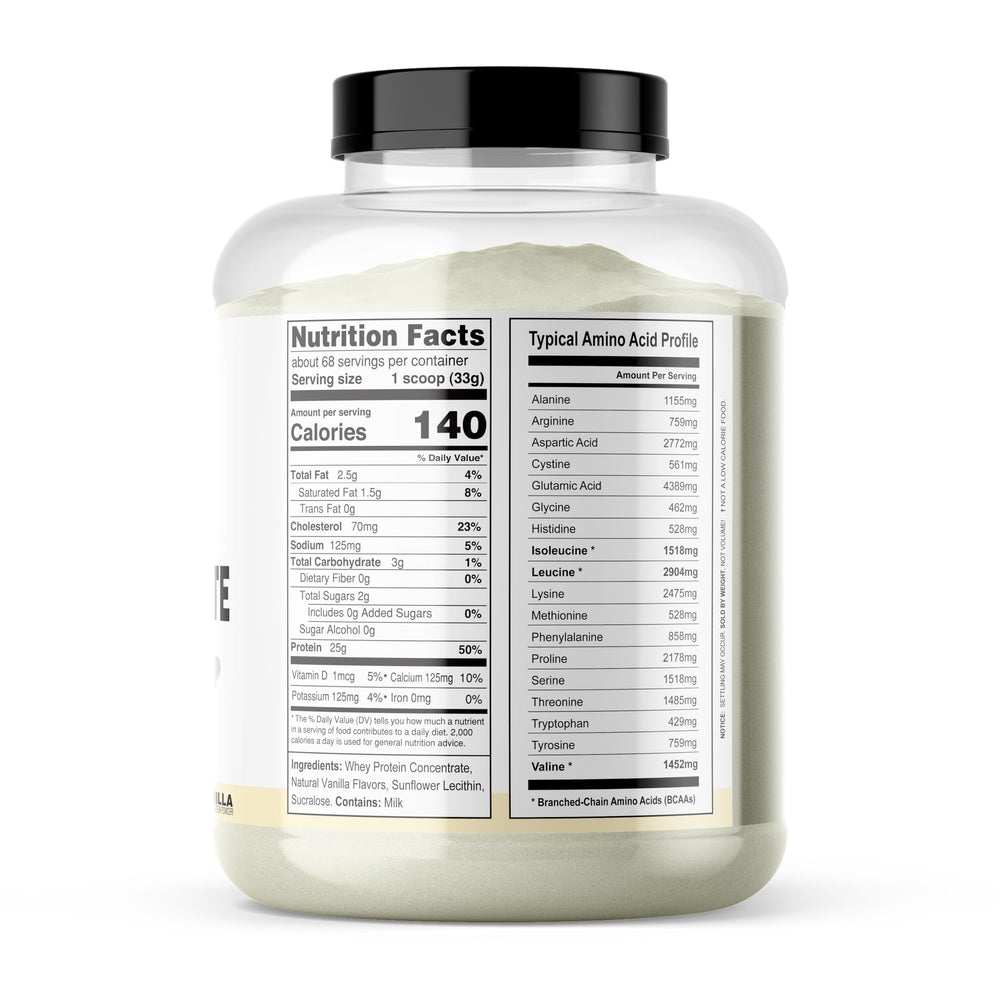 It's Just! vanilla whey protein shake ready in seconds.