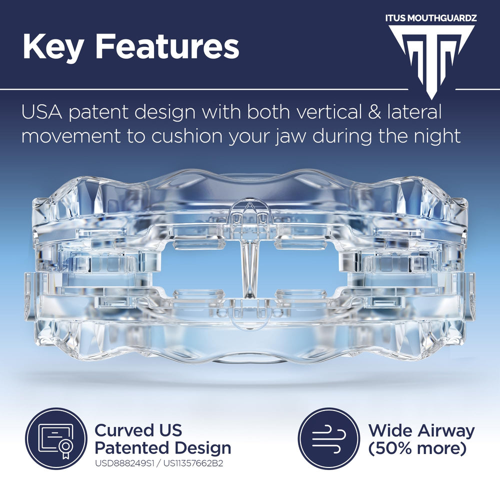 Itus SilentZPro 2.0 adjustment-settings demonstrate five levels for a personalized fit.