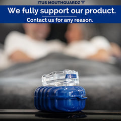 Itus SilentZzz FDA-cleared label close-up reinforcing safety standards