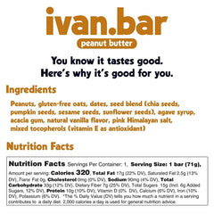 ivanbar keto-friendly snack bar suitable as a low-carb alternative to higher-carb treats