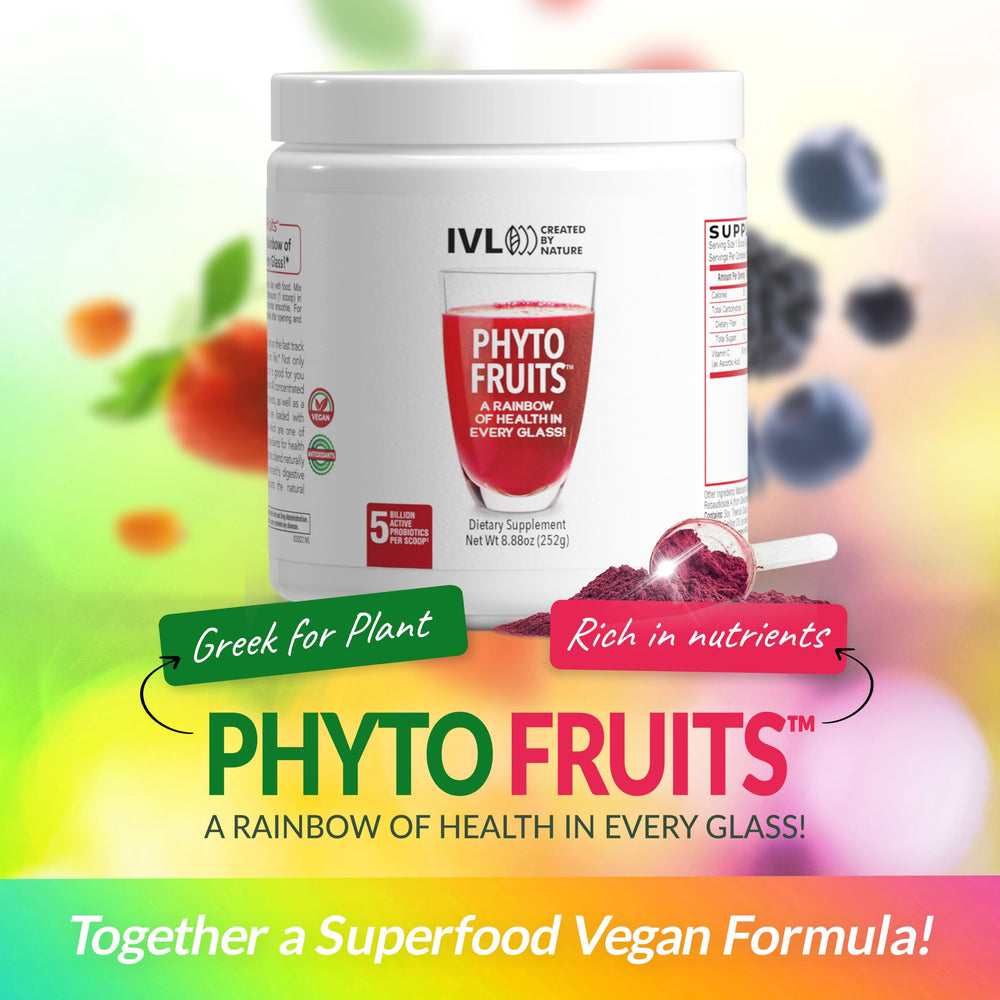 Label highlights six probiotic strains in IVL Phyto Fruits.